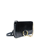 thumbnail faye black calfskin&suede ghw