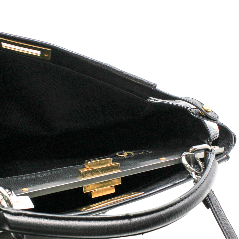 Peekaboo Tote Large Black GHW - L'UXE LINK