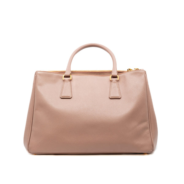 Galleria Tote leather beige  ghw - L'UXE LINK