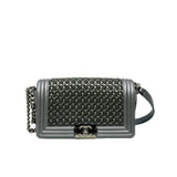 thumbnail medium leboy in tweed/patent grey phw seri 20