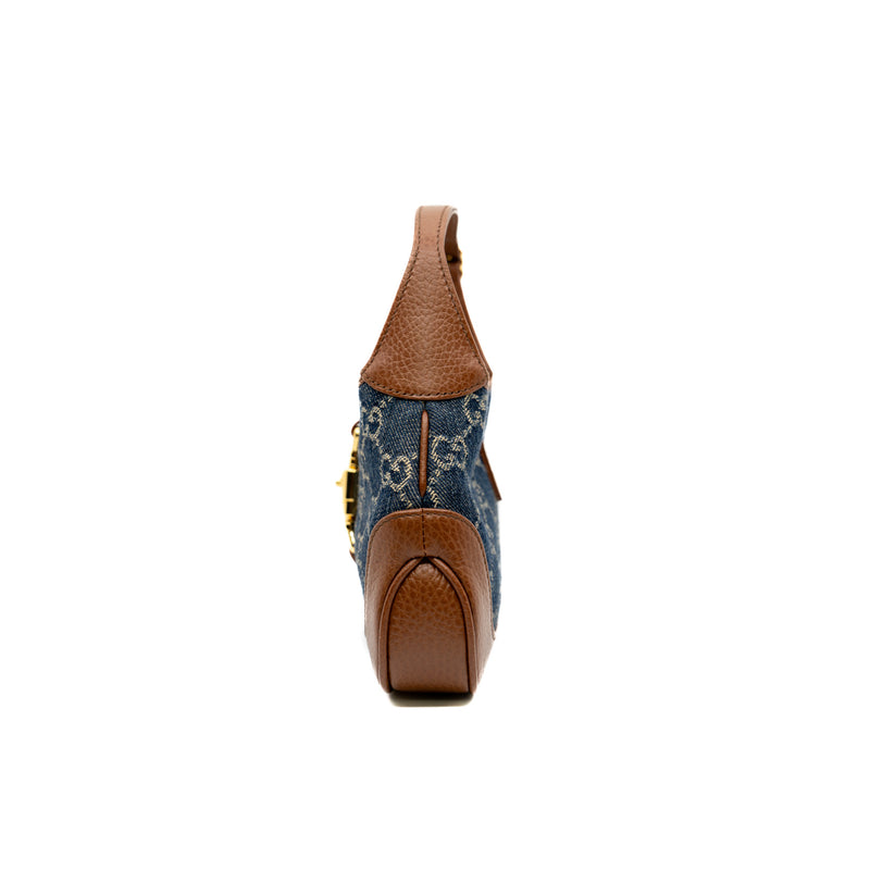 mini Jackie 1961 in denim/brown leather ghw 2022