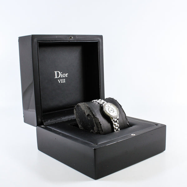 VIII Montaigne 25mm In Stainless Steel/Diamonds Quartz Watch - L'UXE LINK
