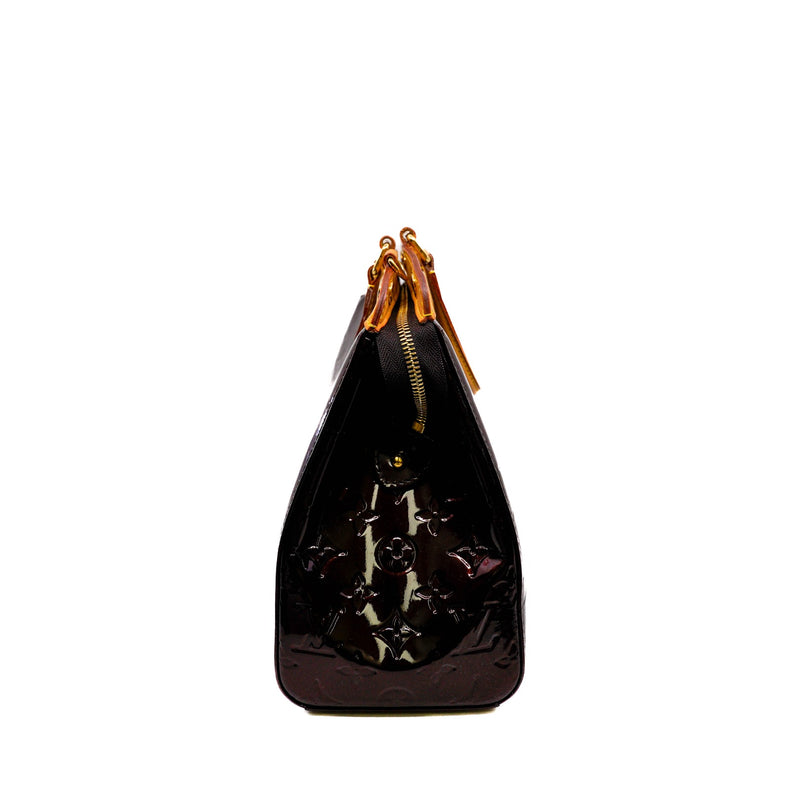 brea handbag in patent monogram leather red ghw 2011