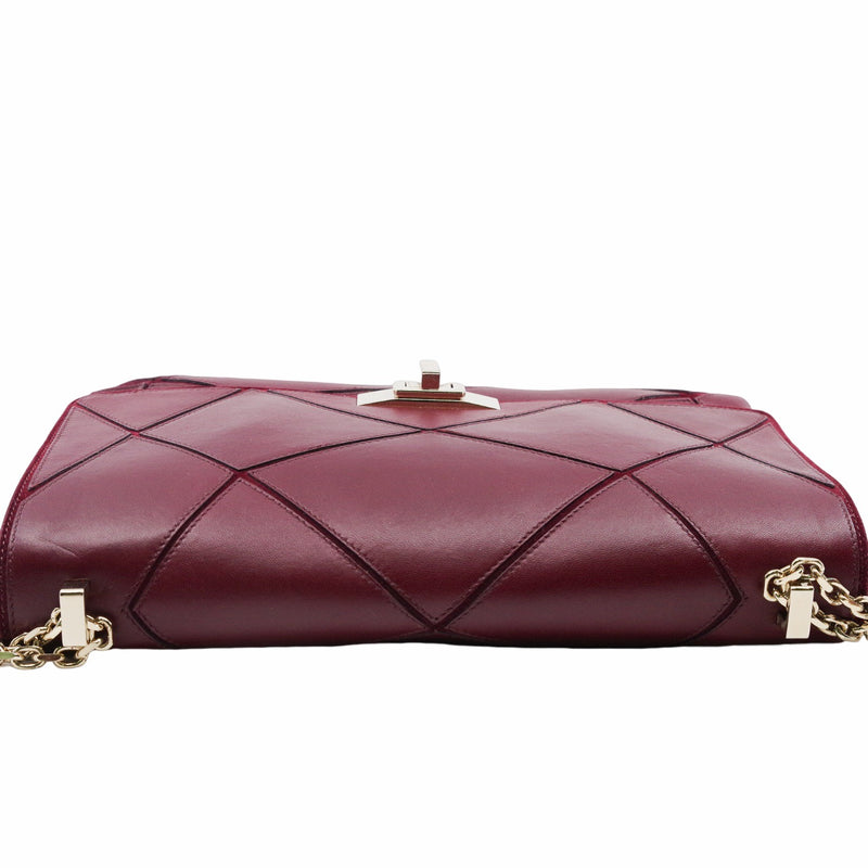Flap Bag  MM Wine Red - L'UXE LINK
