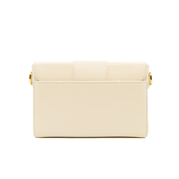 30 Montaigne White Box Leather Crossbody Bag GHW - L'UXE LINK
