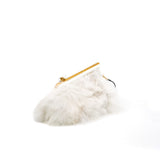 thumbnail First small bag in fox fur/ leather white ghw