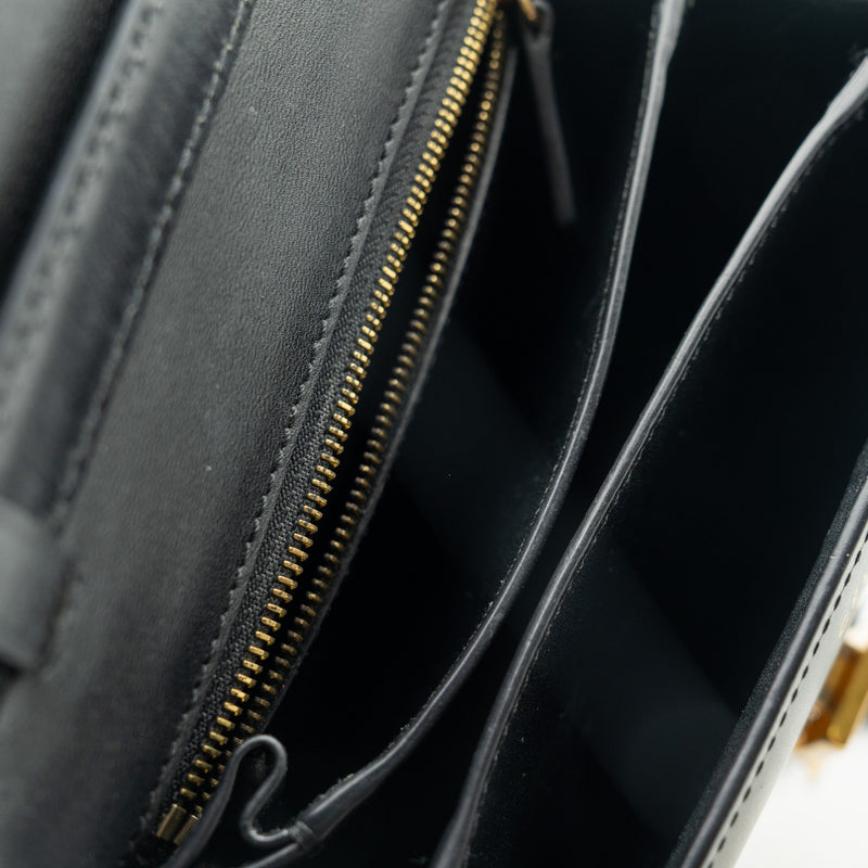small box in black leather ghw