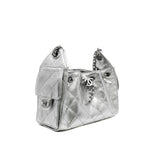 thumbnail mini 25 bag in metallic silver caviar phw #C47HXXXX