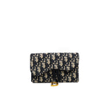 thumbnail saddle belt bag in blue fabric ghw 2019