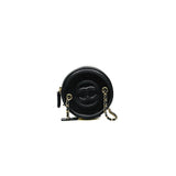 thumbnail cc round vanity case shoulder bag in black lambskin seri3129XXXX