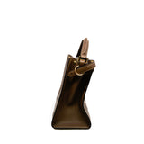 thumbnail medium peekaboo brown calfskin with strap ghw