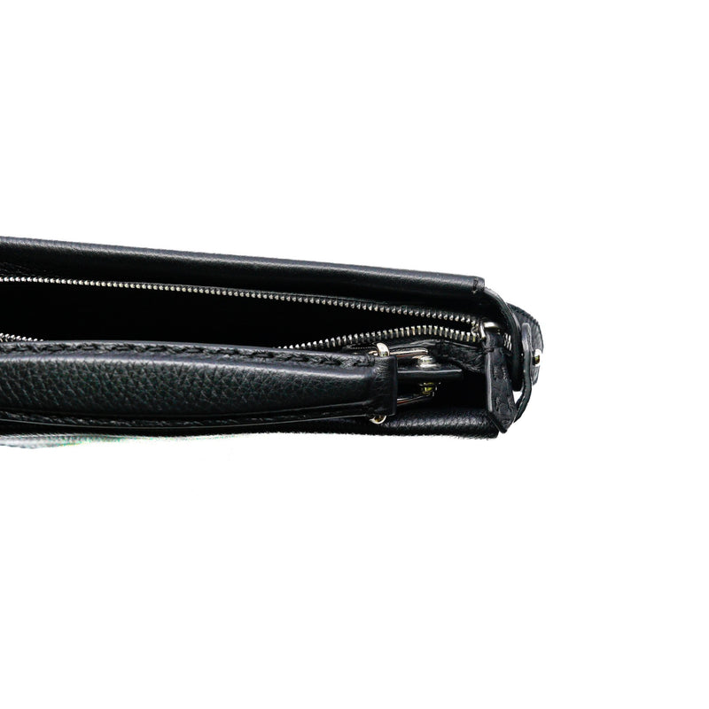 mini peekaboo iconic fit in calfskin black phw