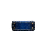 thumbnail new medium lady Dior in python blue to black ghw（missing strap）