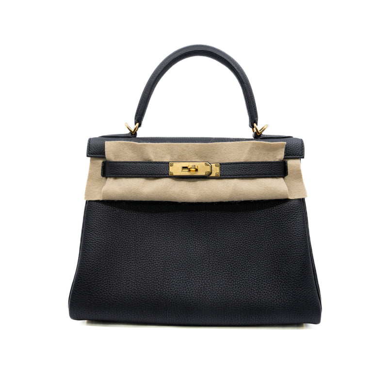 kelly 28 black togo z stamp ghw