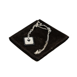As de Coeur pendant small model black & phw