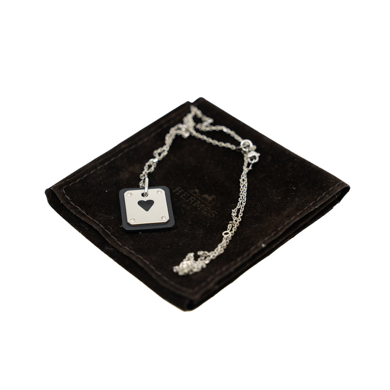 As de Coeur pendant small model black & phw