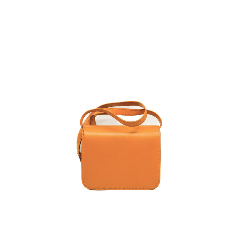 Teen Classic Box In Yellow Calfskin Leather Bag GHW - L'UXE LINK