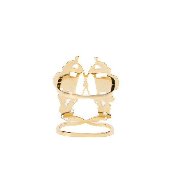 Brides De Gala Scarf 70 Ring In Permabrass - L'UXE LINK