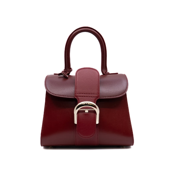 mini brillant in red calfskin ghw