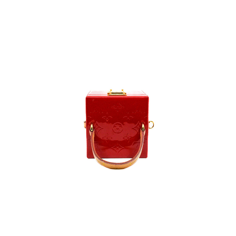 box patent red monogram rrp4000+