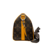 thumbnail Keepall Bandoulière 35 in monogram canvas/yellow leather phw 2025