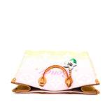 thumbnail onthego GM limited edition pink/yellow with bag charm ghw