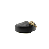 thumbnail half moon hobo bag in black caviar ghw #AU02XXXX