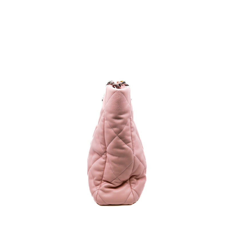 Medium 19 Lambskin Quilted Shopping Bag Pink #PJ58xxx - L'UXE LINK