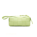 thumbnail cassette belt bag in calfskin light green ghw