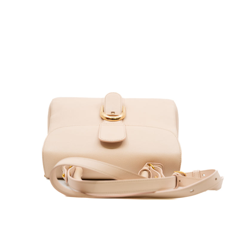 Brillant MM Calfskin Leather In Beige Pink RGHW With Strap