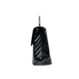thumbnail large trendy chevron coco handle in black calfskin ghw seri24