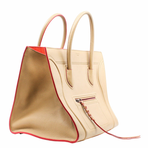 Phantom Bag Leather Medium beige ghw - L'UXE LINK