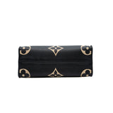 thumbnail onthego pm in Monogram Empreinte Leather black/ beige ghw