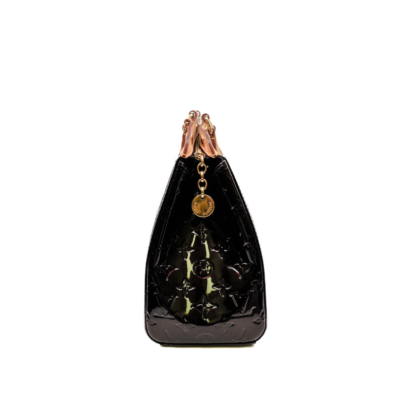 brea handbag in patent monogram leather red ghw 2011