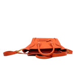 thumbnail Micro Luggage Bag in Calfskin orange ghw