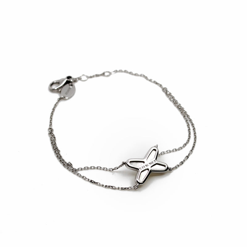 bracelet lien white wg - L'UXE LINK
