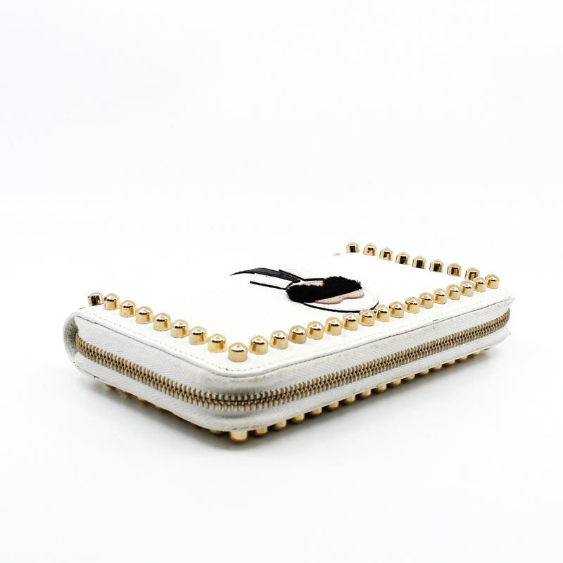 zippy  wallet white  ghw - L'UXE LINK