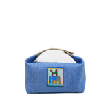 thumbnail bird a brac in blue fabric/beige/green