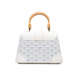 thumbnail Structure Saigon PM bag canvas/calfskin white phw