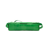 thumbnail cassette crossbody bag in glossy leather green phw