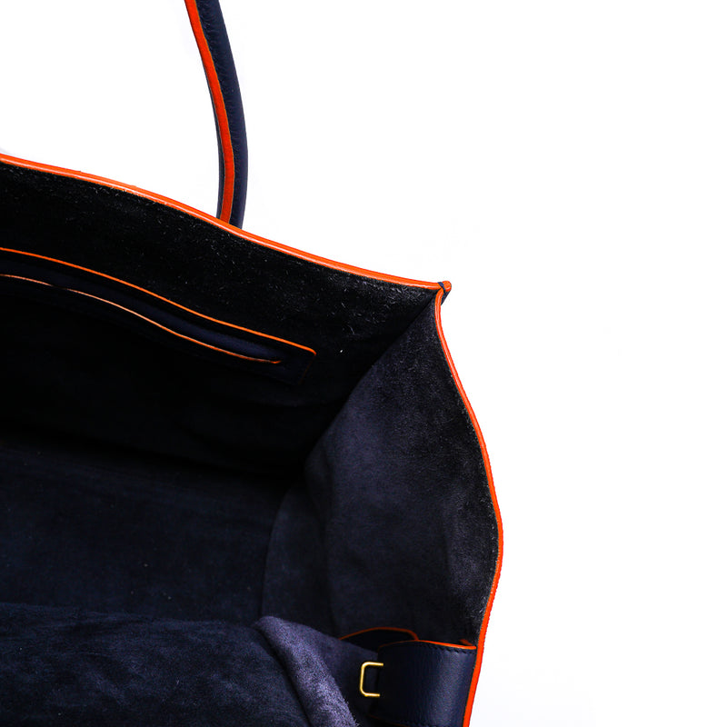 luggage mm in navy/red - L'UXE LINK