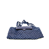 thumbnail Quilted Foldable Chain Tote in navy& white caviar rghw seri HK7Hxxxx