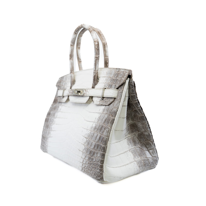 Birkin 30 in Crocodile Himalaya Stamp B Phw 2024 - L'UXE LINK