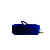thumbnail GG Marmont Camera Bag in Velvet blue ghw