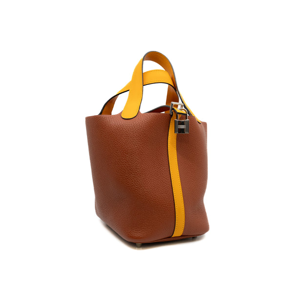picotin 18 in brown&yellow tc A stamp phw