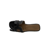 thumbnail H silpper black with brown Size 37