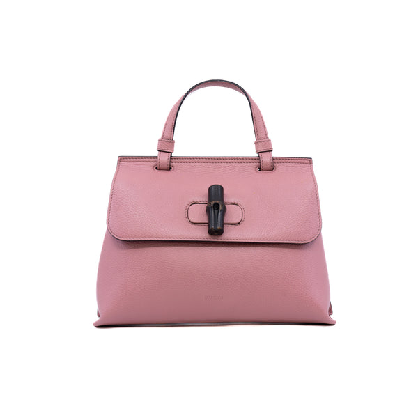 pink tote with handle bag - L'UXE LINK