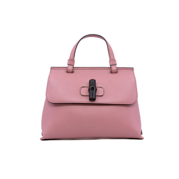 pink tote with handle bag