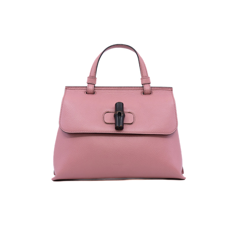 pink tote with handle bag - L'UXE LINK