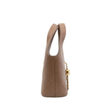 thumbnail 26P mini shopping bag in calfskin brown GHW seri PHP4XXXX